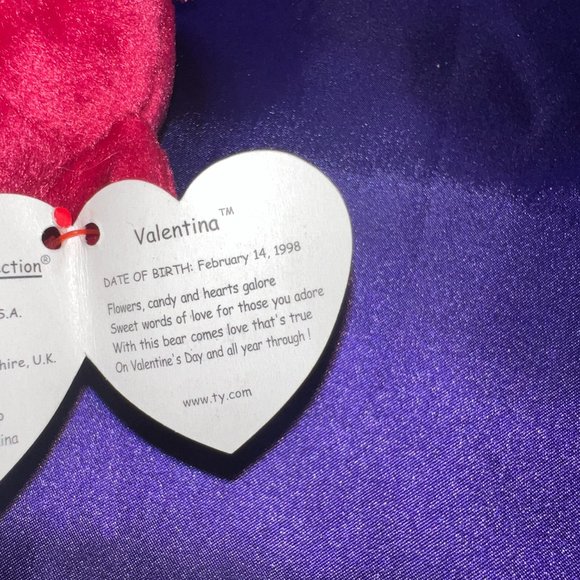 VTG & NWT 📌 TY  Valentina Beanie Baby with ODDITY - Picture 11 of 14
